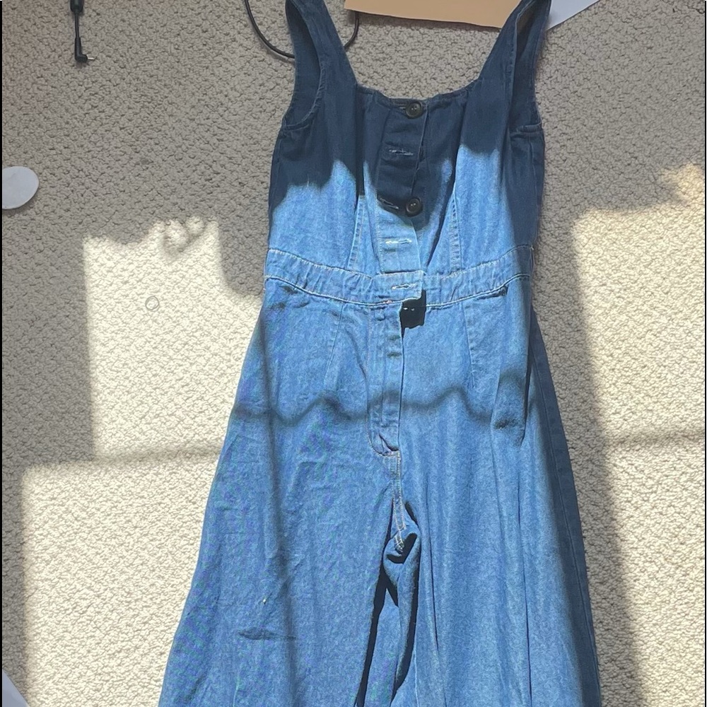 denim jump suit